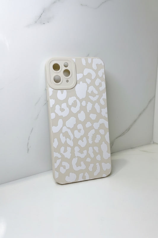 BEIGE CON ANIMAL PRINT BLANCO  - iPhone 11 Pro Max