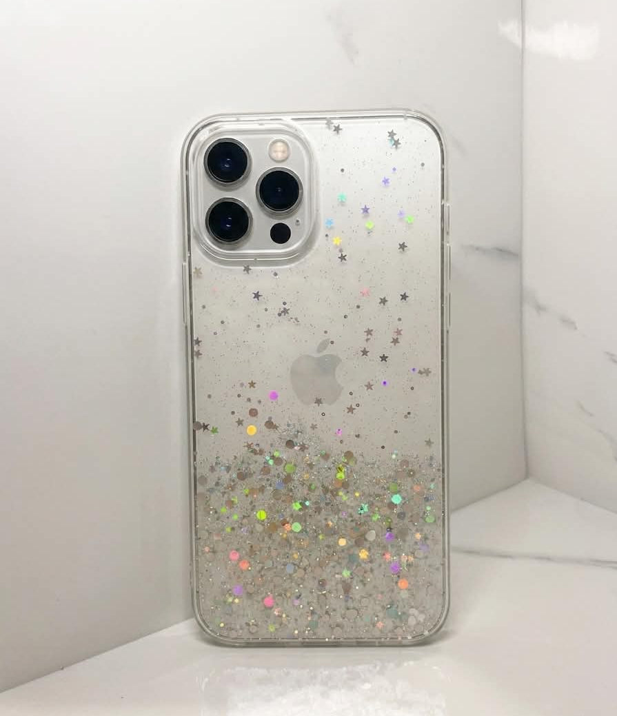 TRASPARENTE CON BRILLOS - iPhone 12 Pro Max