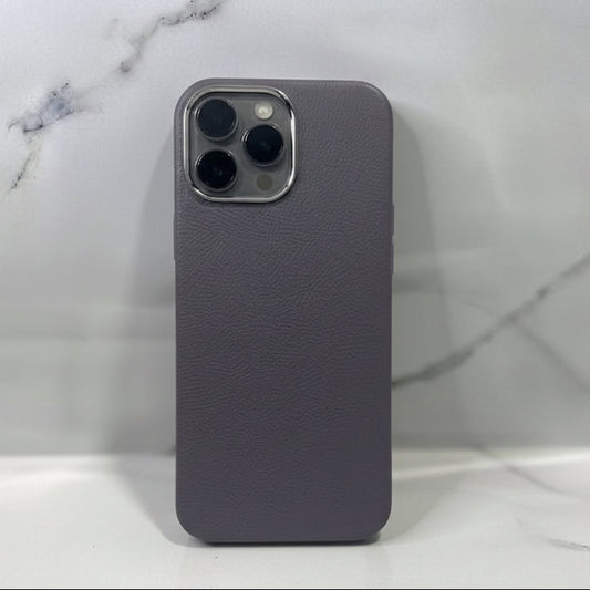 GRIS BORDE PLATEADO IPHONE 13 PRO MAX