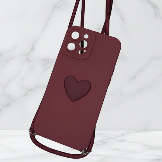 VINOTINTO CON STRAP LARGO- iPhone 12 Pro Max
