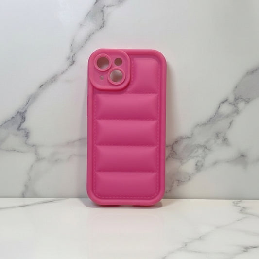 FUCSIA RELIEVE Y BORDES IPHONE 15