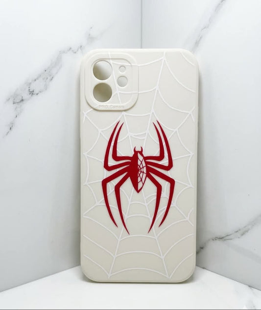 ARAÑA ROJA, FONDO BEIGE - iPhone 12