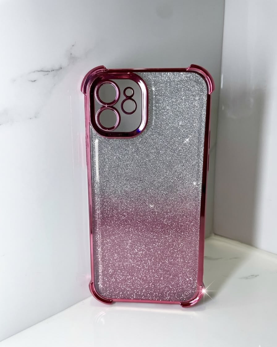 TRASPARENTE CON BRILLOS Y POP SOCKET - iPhone 12 / 13 Pro